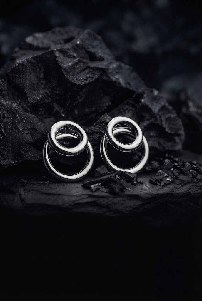 Boucles d'oreilles TRAVERSANTE ROSE