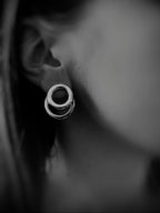 Boucles d'oreilles TRAVERSANTE ROSE